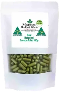 Australian Moringa Shop Encapsulated Moringa Australian Moringa Shop encapsulated moringa pouch with green capsules shown in the Moringa Capsules review.